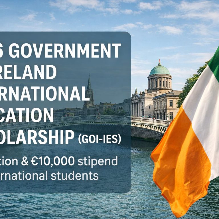2026 Government of Ireland International Education Scholarships